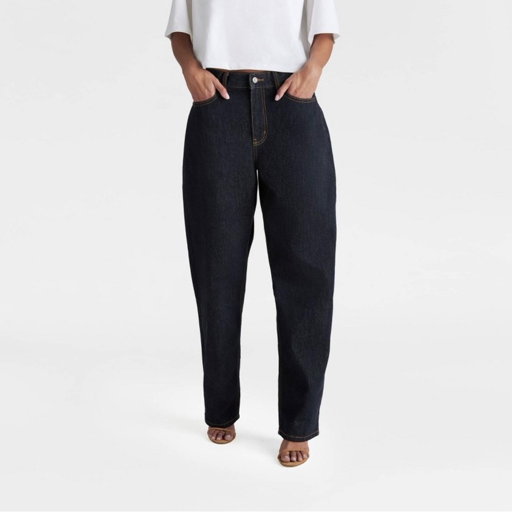 KBB Women’s Mid-rise Wide Leg “The Kahlana Jean” - NWT - 4/28 Dark Indigo